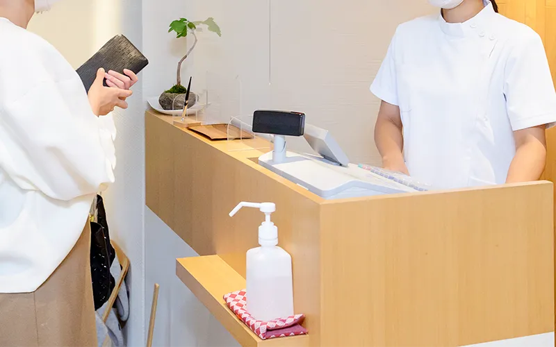 お会計・次回のご予約