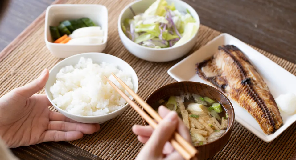 栄養バランスの取れた食事