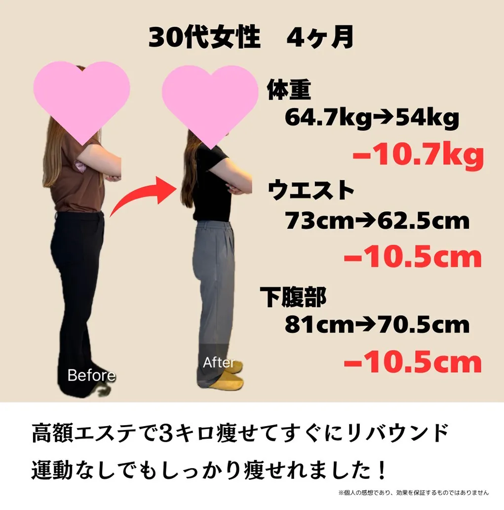 ダイエットに成功したお客様の情報11